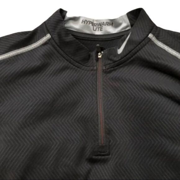 Nike Pro Combat Dri-Fit Hyperwarm Lite quarter zip Large - Picture 4 of 7